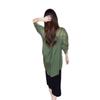 European Ice Silk Chiffon Blouse: Women's 2025 Summer Loose, Semi-Transparent Cover-Up Shirt