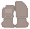 Beige Velour Floor Mats For: Ford Focus MK2 Cabrio (2006-2010)