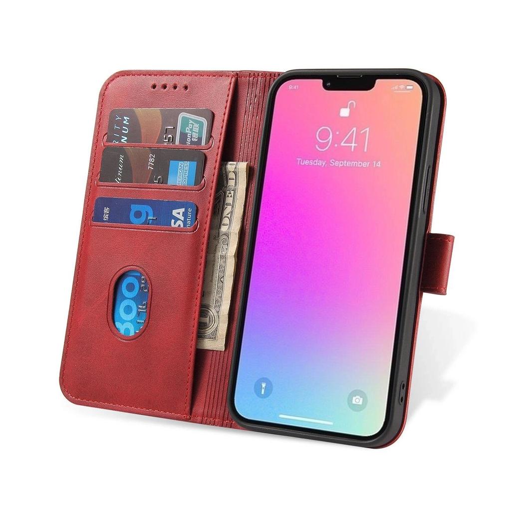 Etui Magnet Case z klapką do Samsung Galaxy S25+ - czerwone