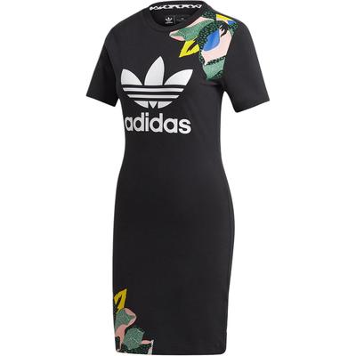 Robe Décontractée Douce Confortable à Manches Courtes Femmes Robes Noir GC6829