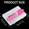 192x/Box Clear Nail Tips Soft Gels Tips Extras Long Full Cover Tips Ballerinas False Nail Nail Supplies for Acrylic Nail