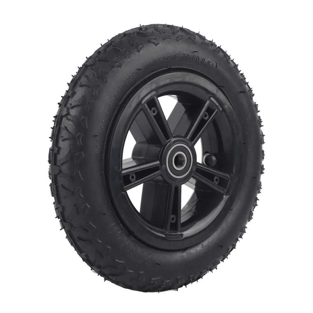 8in Electric Scooter Tire with Wheel Hub Inflation E?Bike Rubber Tyre Replacement 200x40