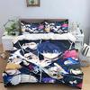 Catoon Estampado 3D BLUE LOCK Funda Nórdica Funda de Almohada Juego de Cama Decoración de Dormitorio Jóvenes Adultos Niña Niños Regalos