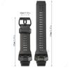 Rubber Strap For Casio G-Squad GBD-H1000-1A7JR Men's Strap GBD-H1000 GBD H1000 Replacement Bracelet