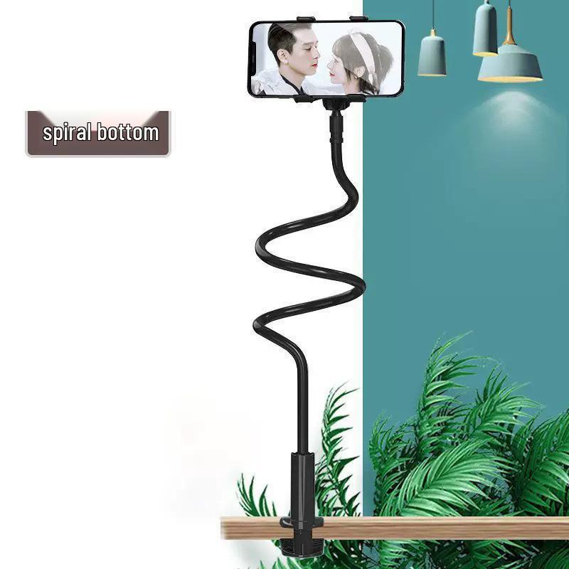 Spiral Lazy Person Phone Holder for Bedside or Desktop Use