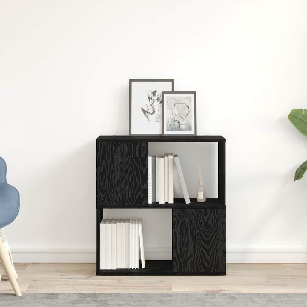 TV Cabinet Set Black 60 x 24 x 63 cm Particleboard