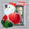 Inflatable Climbing Window Santa Claus with LED Lights Blow Up Christmas Decoration 2026 New Year Party Indoor Outdoor Garden