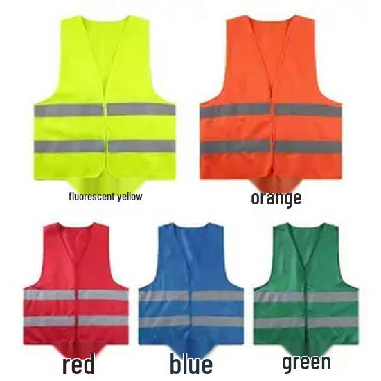 Multi-Pocket Reflective Vest for Drivers, Sanitation, Traffic, Cycling & Construction