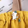 Decoration Friend Gift Jewelry Accessories Cat Brooch Cat Fishing Brooch Badge Pin Enamel Brooch