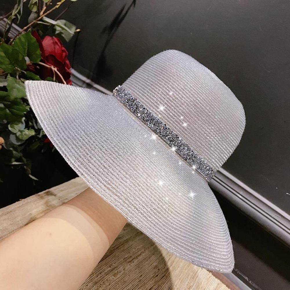 Vacation Straw Hat Big Brim Hat Sun Hat Women Travel Beach Hat Sun Hat Women Sun Protection Hat