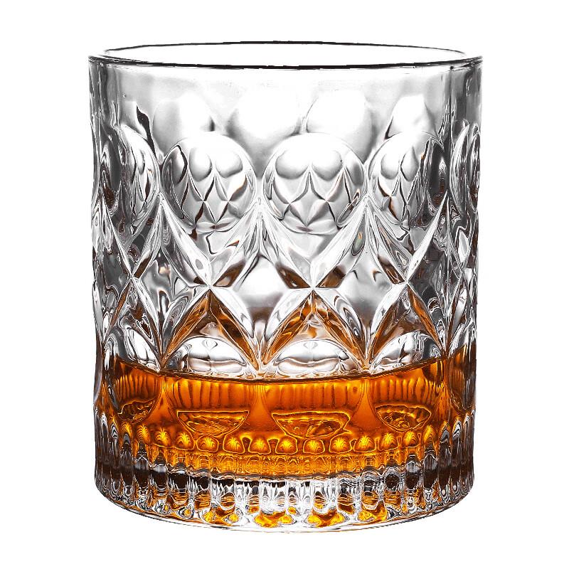 ХА Прозрачный стакан для виски с узором XO