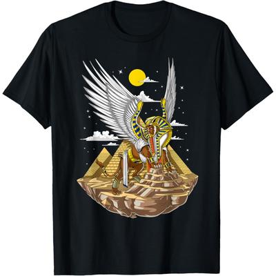 Egyptian Pyramids Sphinx Pharaoh God Egyptian Mythology T-Shirt