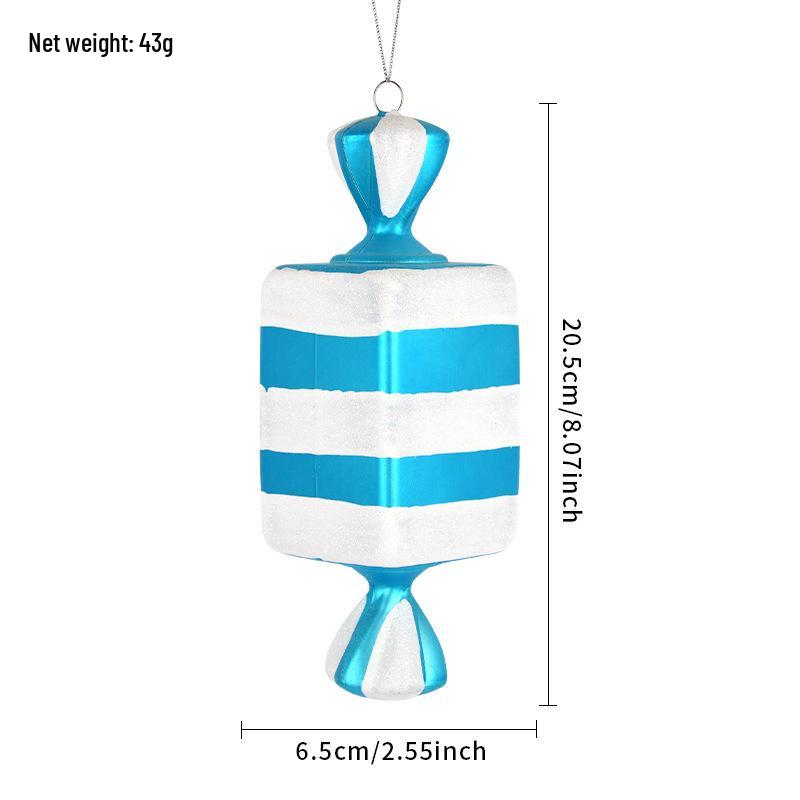 Electroplated Candy Pendants for Christmas Tree Decorations and Photography Props