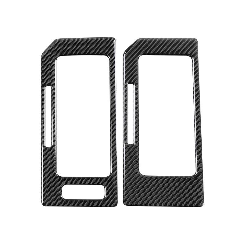 Carbon Fiber Car Central Console Gear Shifter Panel Frame Interior Decoration Sticker For Ford F150 F-150 SVT Raptor Accessories