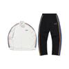 Li Ning Sweatshirt-Sets Herren Elfenbein Stehkragen Moderat AWEQ027-3
