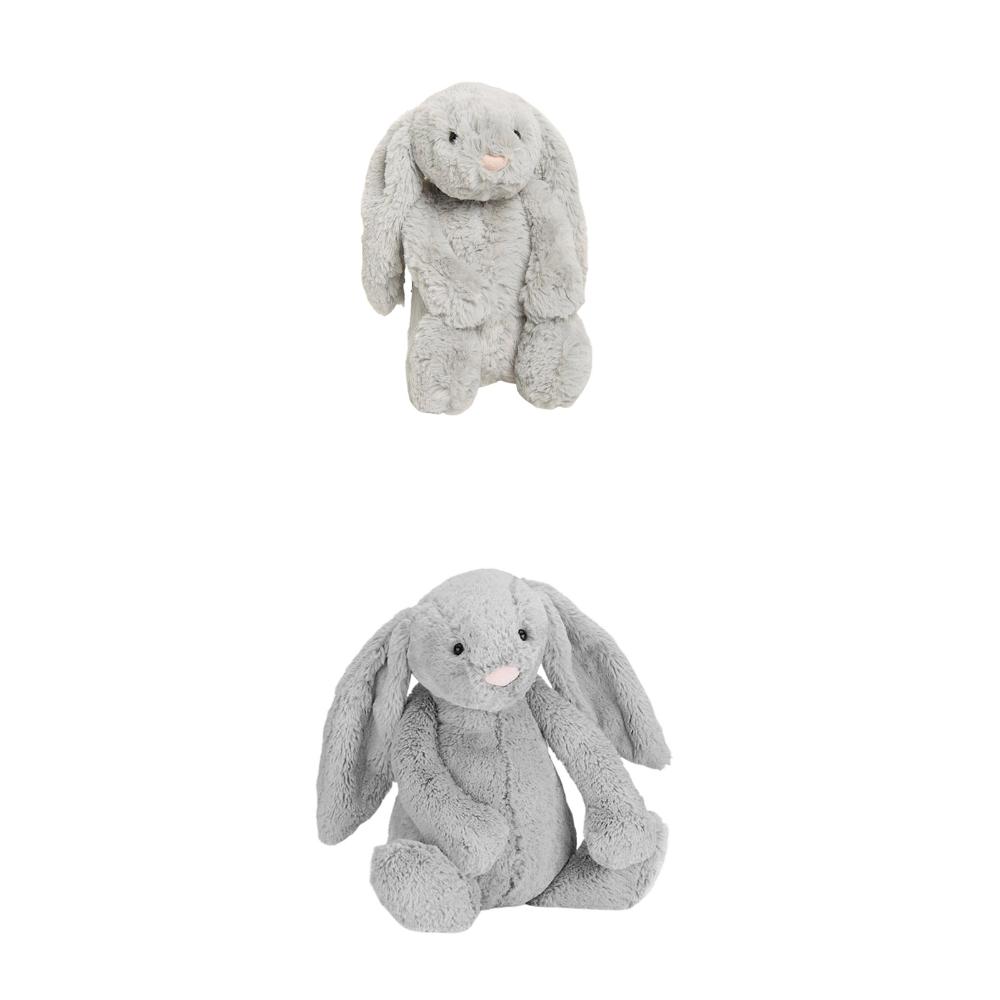 JELLYCAT Shy Bunny Rabbit Soothing Grey Doll Plush Figure 31cm/36cm Height