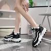 Fashion Lace-up Sports Platform Chunky Black Women's Snow Boots Shoes for Woman with Laces Sneakers Boot Female Anti Skid New Rock Y2k