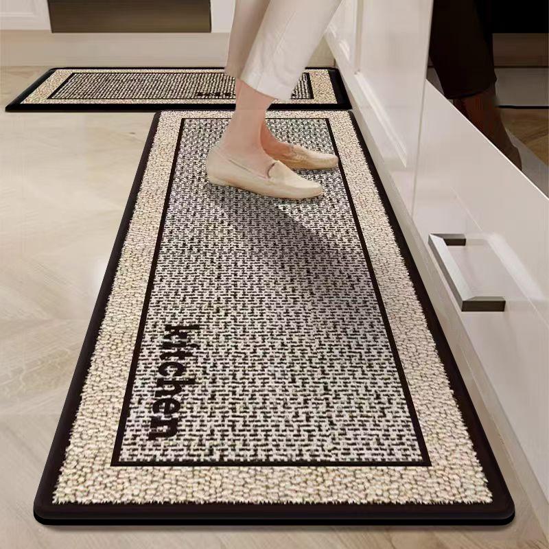 

Kitchen Long Non-slip Floor Mats Diatom Mud Printed Absorbent Mats Restaurant Soft Mats Bathroom Mats Entrance Mats 45cmx60cm