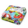 Blanket Cartoon Anime SpongeBob SquarePants Flannel Funny Warm Throw Blankets for Bedspread Spring/Autumn