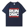 2026 Summer Hot Sale RUN DMC Graphic Print Crew Neck T-shirt Men Women Printed Casual Outdoor Cotton T-shirt Cotton Gothic Round T-shirt