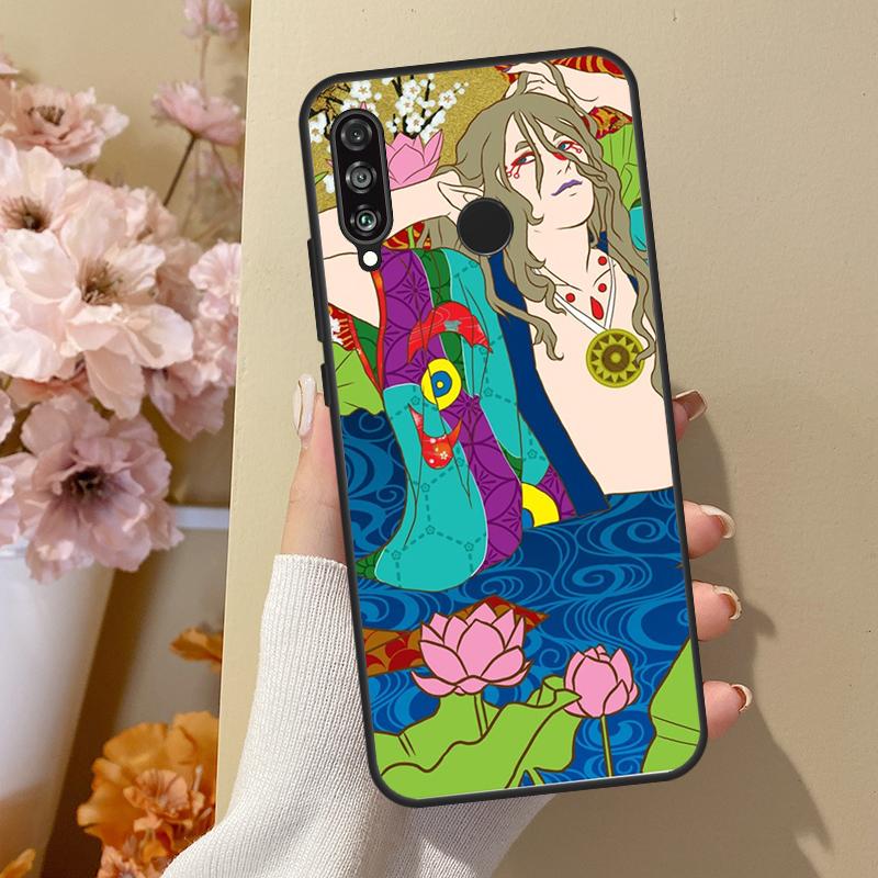 Ukiyoe mononoke Kusuriuri For Honor 50 Pro Phone Case For Huawei Nova 5T P Smart Z 2019 P20 P30 P40 Lite P50 Pro