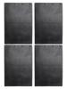 Tool Parts Base Plate Pad 4 Round Mounting Holes Power Tool Accessories Rubber 165x110mm 4pcs Power Tool Parts