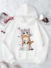 Schattige Kat Grafische Kinder Hoodie Lange Mouw Sweatshirt Cartoon Dier Jongens Meisjes Kleding Kawaii Kittentjes Tops Y2K Kinder Hoody
