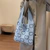 Vielseitige Stricktasche Stricktasche Liebe Umhängetasche Handtasche Einkaufstasche