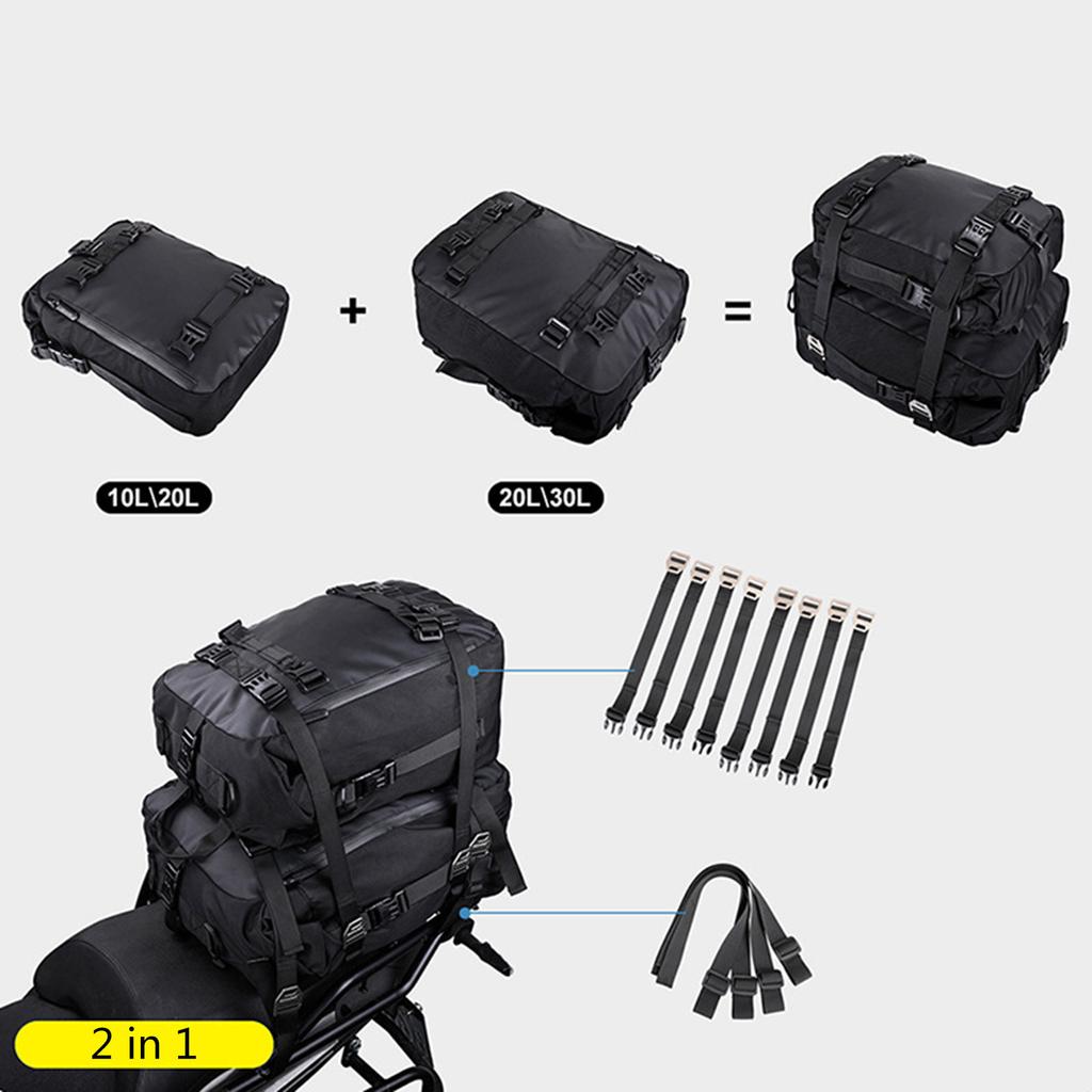 Multifunction Motorcycle Backpack Waterproof PanniersBag Large Capacity Motorcross K Tail Bag Travel Luggage Backpack