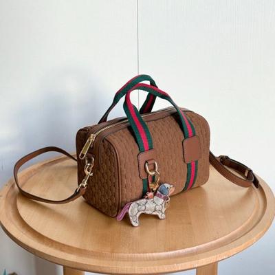 Exklusive G Family Neuer Stil Boston Tasche All-matching Handtasche Einzelne Schulter Crossbody Tragbar Pendeln Große Kapazität