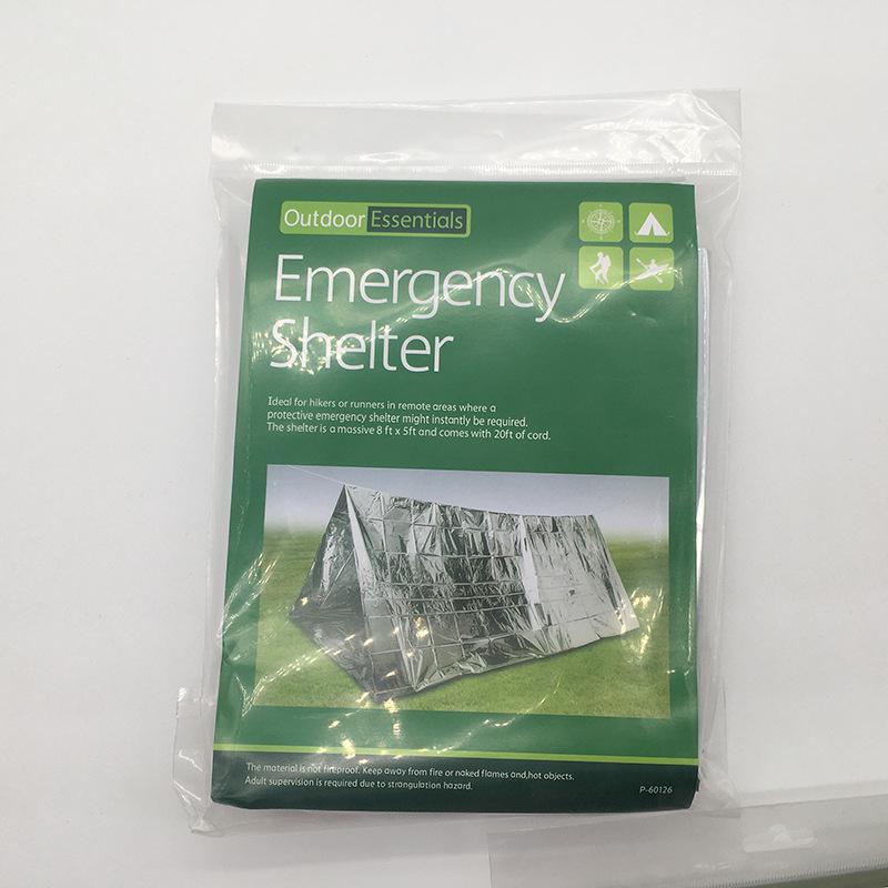 Portable Outdoor Emergency Tent: Simple, Warm, Temporary Shelter for Disaster Relief 1-person