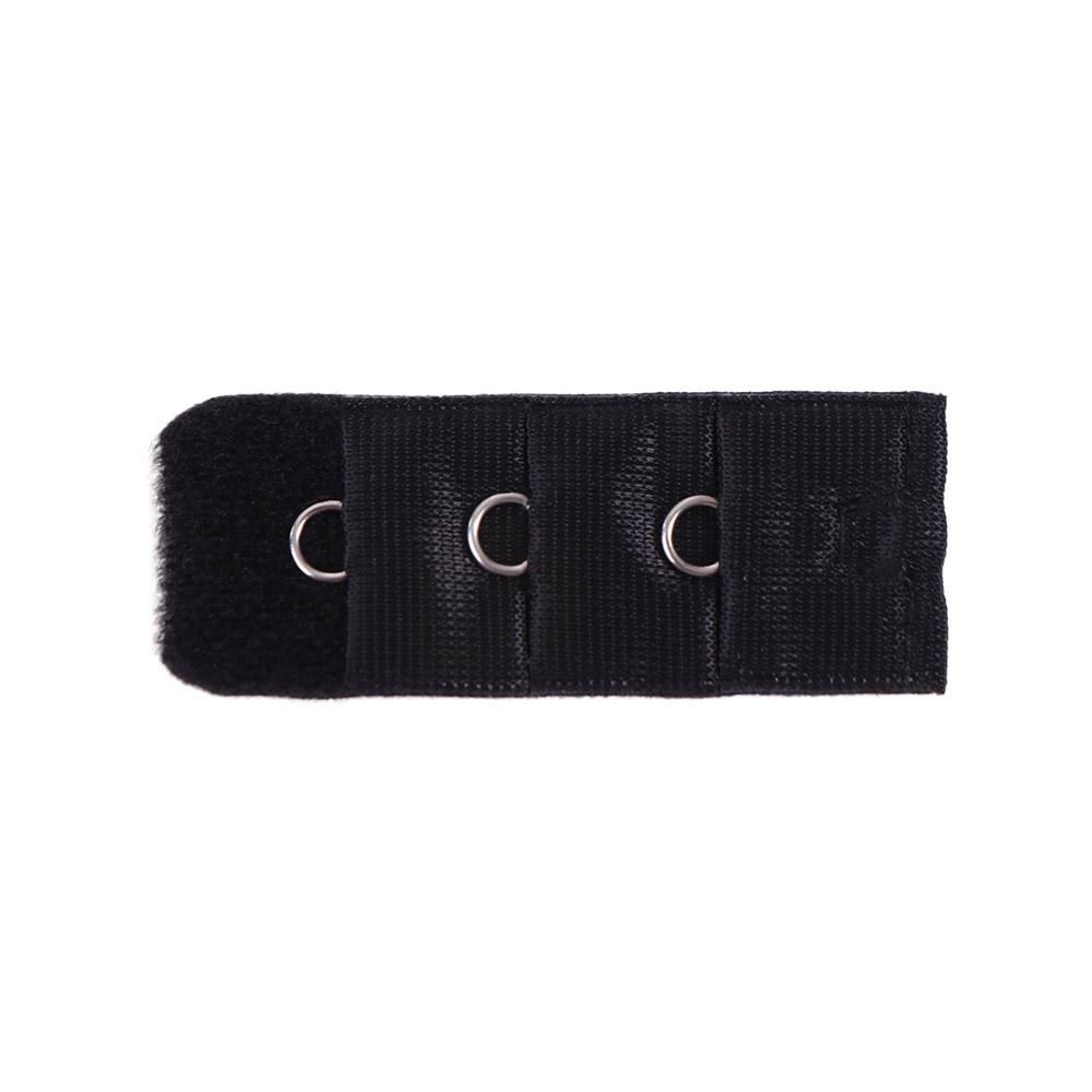 

Adjustable With Buckle For Bra 3 Rows 1 Hook Lingerie Strap Bra Extenders Extenders Strap Intimates Accessories One Size чорний