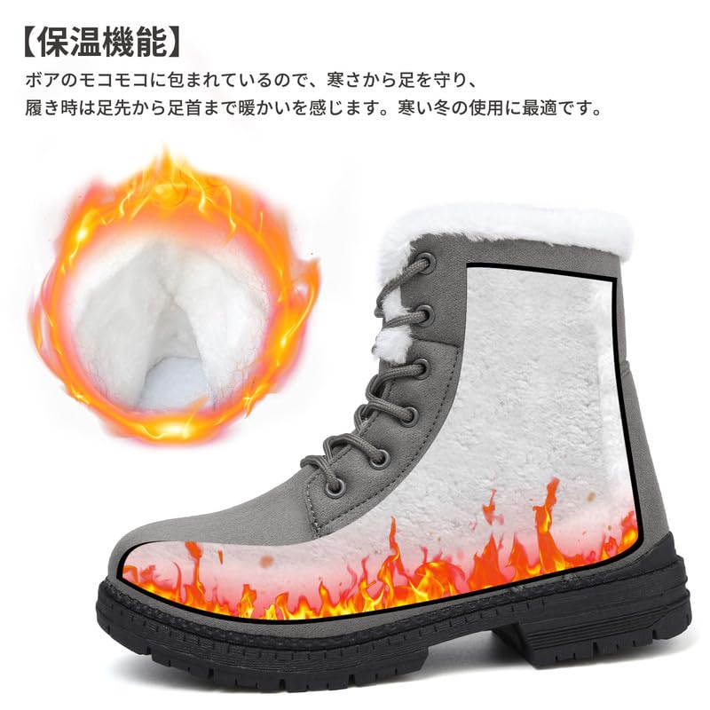 Hanani Snow Cold Weather Winter Snow Cotton Snow Short Trekking Hiking Comfortable for and School Women's Boots, Boots, Shoes, Shoes, Non-Slip, Warm,