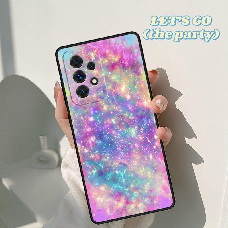 Custodia per telefono cangiante in pietra opale Per Samsung Galaxy A42 A31 A40 A51 A71 A32 A80 A91 A52 A72 A73 A20e A21S A50 A70 A11 A12 Copertina