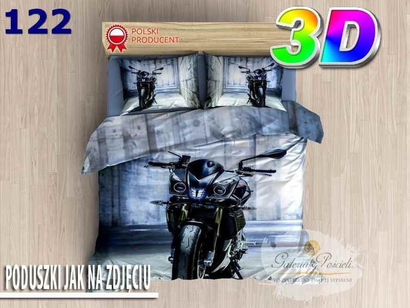 3D Baumwollsatin Bettwäsche 200x220cm MOTORRAD