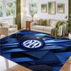 Borussia Dortmund Design Crystal Velvet Rug Soft Decorative Mat for Bedroom Entrance