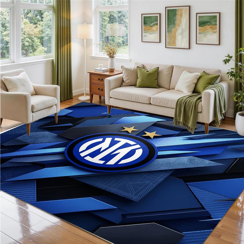 Borussia Dortmund Design Crystal Velvet Rug Soft Decorative Mat for Bedroom Entrance