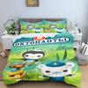 Octonauts Bedding Set Simba Anime and Cartoon 3D Children'S Duvet Cover Set  King Size Bedroom Comforte Cute Printed