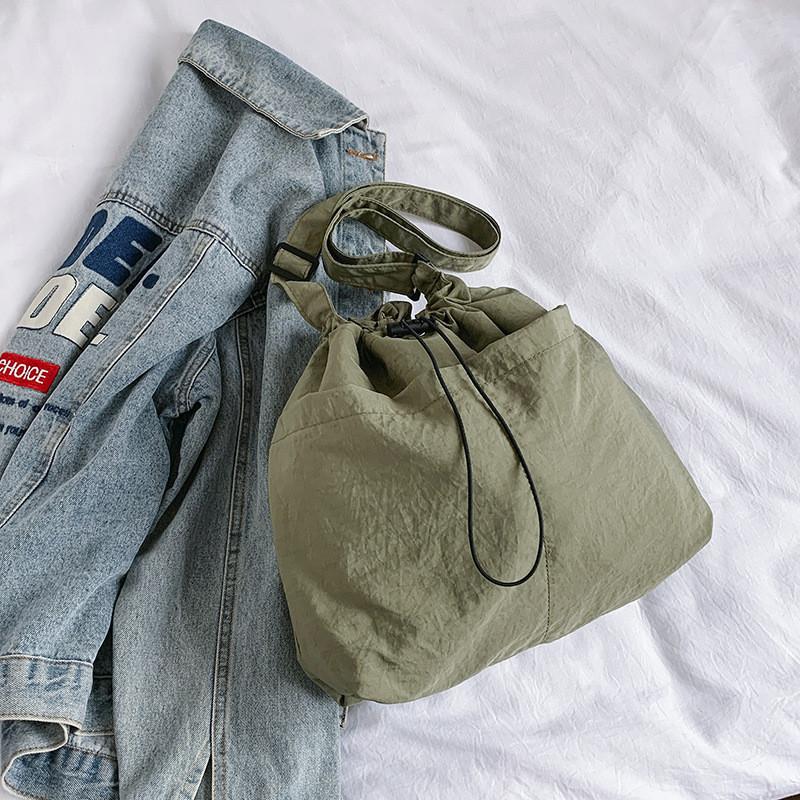 

Trendy 2024 New Fashionable Casual Women s Bucket Bag Large Capacity Stylish Crossbody Green