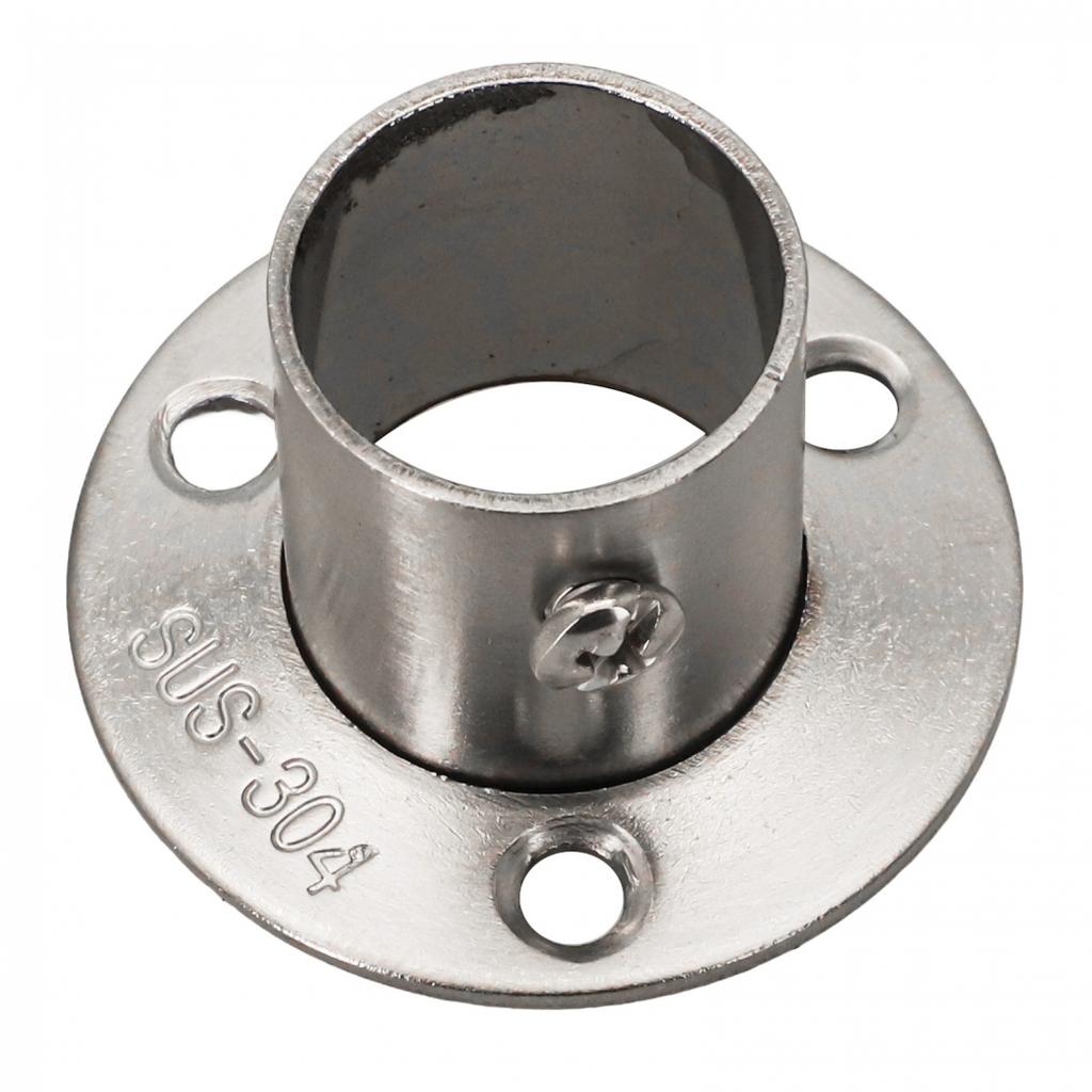 Heavy Duty Stainless Steel Wall Flange for Tube Attachment Multiple Sizes