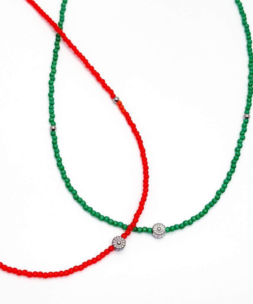 Monoflux Bt Daisy Necklace_Green Bloom