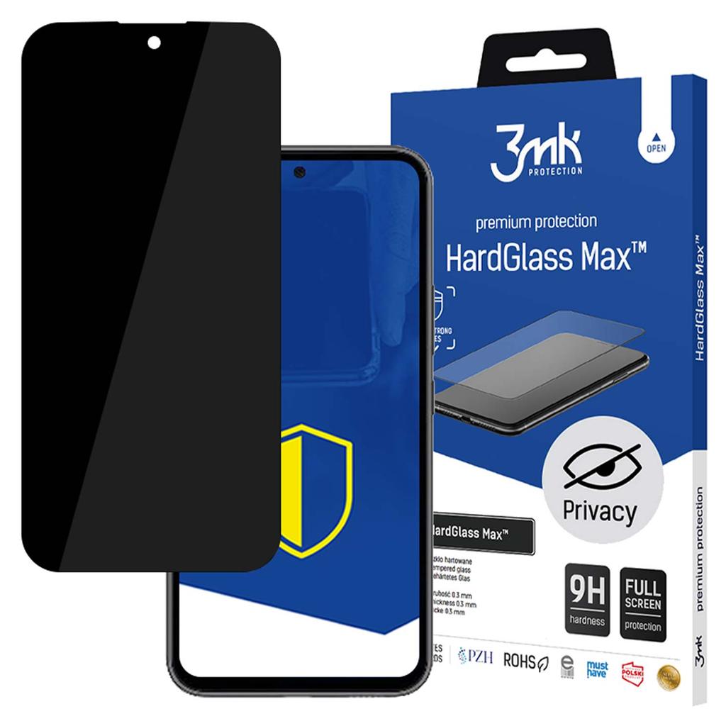 Samsung Galaxy A55 5G - 3Mk Hardglass Max Privacy Black