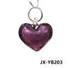 2 Stück Mini Glas Herz Form Anhänger Winzig Süß Liebe Anhänger Für DIY Bastelbedarf Hochzeitsdeko Valentinstagsgeschenke für Freunde