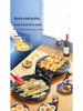 Electric Griddle with Double-Sided Heating: Extra Deep Grill, Barbecue Pot, Baking Pan, and Pancake Maker for Home Use