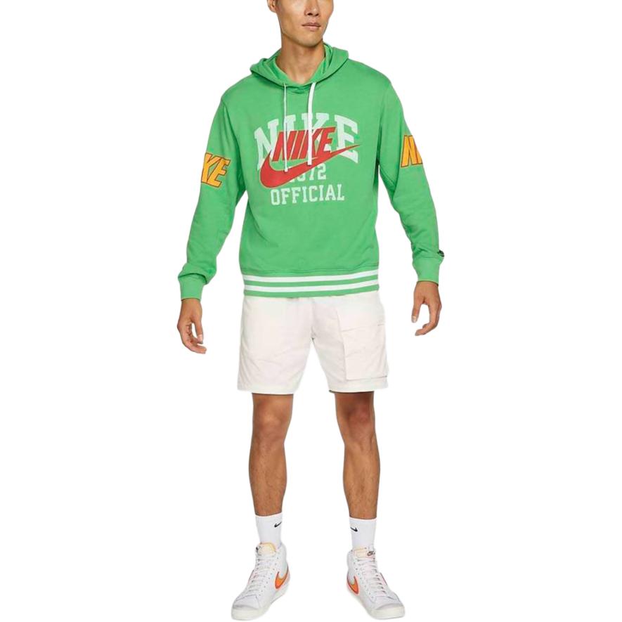 Nike Logo Hooded Long Sleeve Sweatshirt Men sweatshirt Light-Green DD6169-362