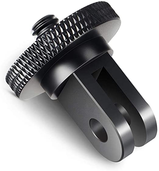 Aluminum Alloy 1/4 inch Mini Tripod Adapter Mount for GoPro Hero 12 10 9 8 5 Black Sjcam M10 Xiaomi Yi 4K Eken Go Pro Accessory