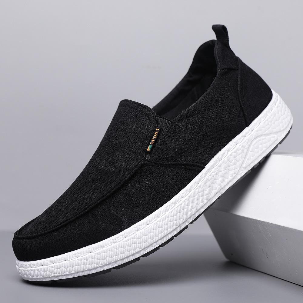 

Old Beijing low-top flat-soled canvas shoes autumn thin breathable casual men s shoes trendy single shoes work shoes 39
