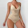 Tummy Control Slimming Shapewear Belly Contracting Mesh Transparent Bodysuit  Postpartum