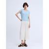 Lapli Back Round Folding Blouse Lpblm025002