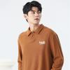 Baleno Men's Waffle Knit Long-Sleeve Polo T-Shirt